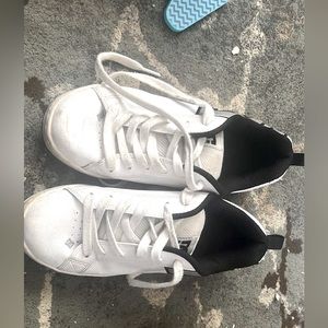 White women size 6 shoes could use a little cleaning